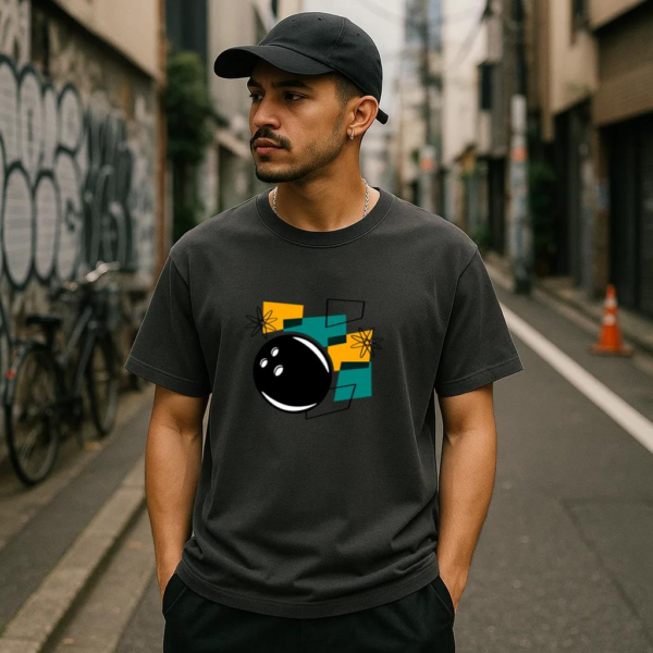 Ball Retro Bowling T-Shirt - Image 3
