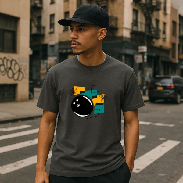 Ball Retro Bowling T-Shirt - Image 2