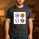 Ball Sports Design Cover T-Shirt
