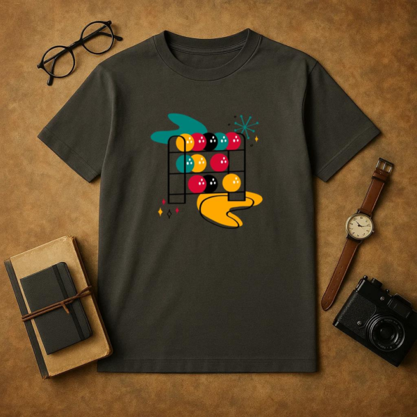 Ball Stand Retro Bowling T-Shirt