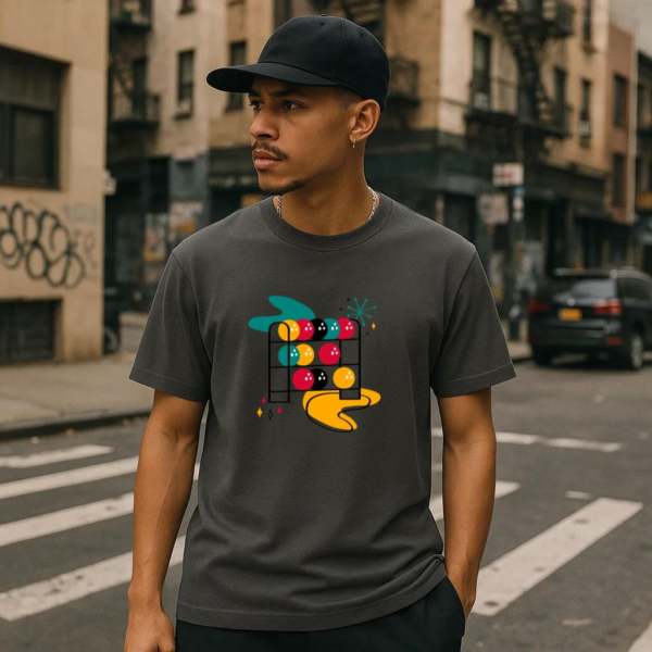Ball Stand Retro Bowling T-Shirt - Image 2
