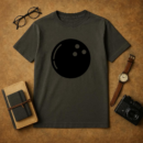 Bowling Ball Filled Stroke T-Shirt