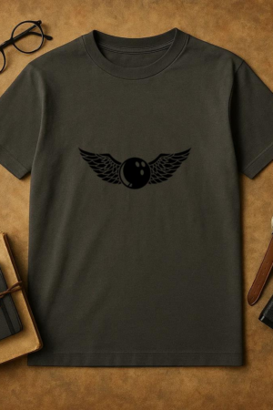 Bowling Ball With Wings T-Shirt