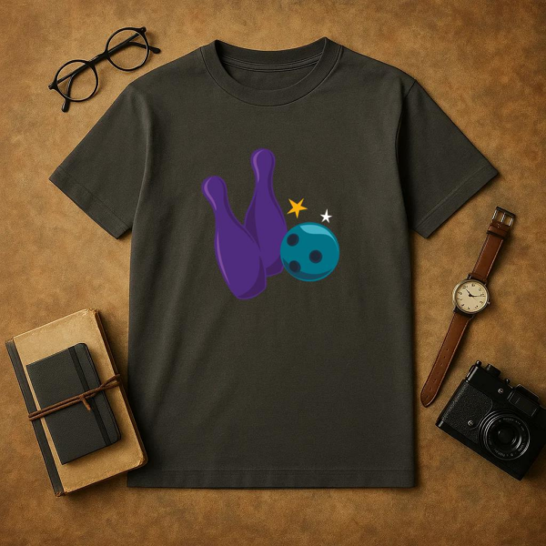 Bowling Bowl Pins T-Shirt
