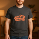 Bowling Cut Out Quote Split Happens T-Shirt