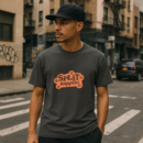 Bowling Cut Out Quote Split Happens T-Shirt