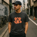 Bowling Cut Out Retro Ball And Pins T-Shirt