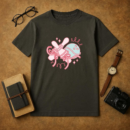 Bowling Pins And Ball With Festive Ribbons T-Shirt