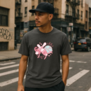 Bowling Pins And Ball With Festive Ribbons T-Shirt