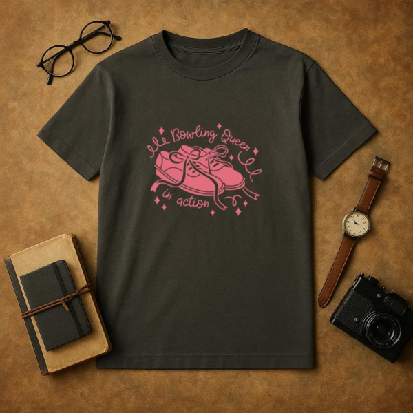 Bowling Queen Design T-Shirt
