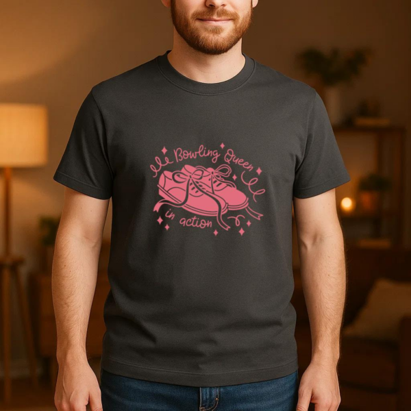 Bowling Queen Design T-Shirt - Image 4