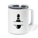 Bowling Sport Pin Label Insulated Coffee Mug 10oz
