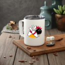 Hit Retro Bowling Insulated Coffee Mug 10oz