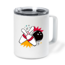 Hit Retro Bowling Insulated Coffee Mug 10oz