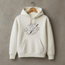 Hockey Team Stick Ball Badge Stroke Hoodie