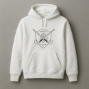 Hockey Team Stick Ball Star Badge Stroke Hoodie