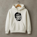 Ice Hockey Helmet High Contrast Hoodie