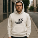 Ice Hockey High Contrast Hoodie