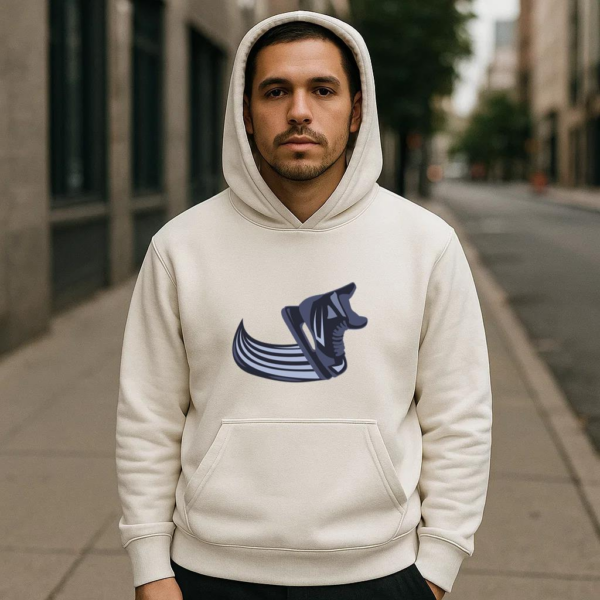 Ice Hockey Skate Moving Semi Flat Hoodie - Image 4