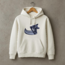 Ice Hockey Skate Moving Semi Flat Hoodie