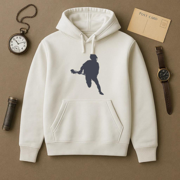 Ice Hockey Sport Silhouette Hoodie - Image 2