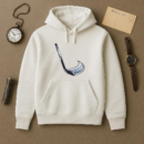 Ice Hockey Stick Moving Color Stroke Hoodie