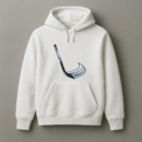 Ice Hockey Stick Moving Color Stroke Hoodie