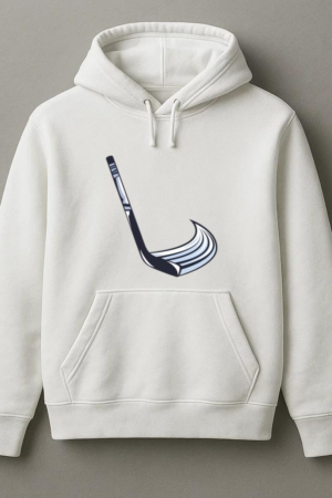 Ice Hockey Stick Moving Color Stroke Hoodie