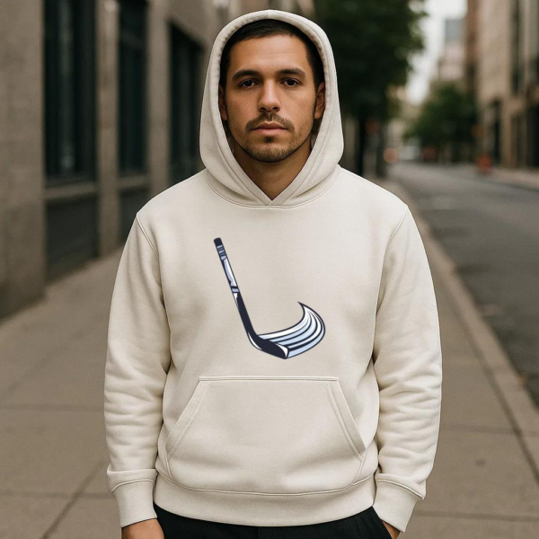 Ice Hockey Stick Moving Color Stroke Hoodie - Image 4