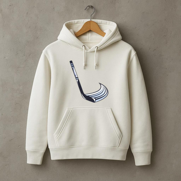 Ice Hockey Stick Moving Color Stroke Hoodie - Image 3