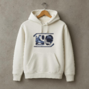 Ice Hockey Sticks And Elements Illustration Hoodie