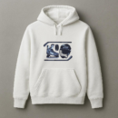 Ice Hockey Sticks And Elements Illustration Hoodie