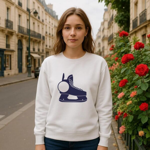 Ice Skate Label Cut Out Sweatshirt - Image 3