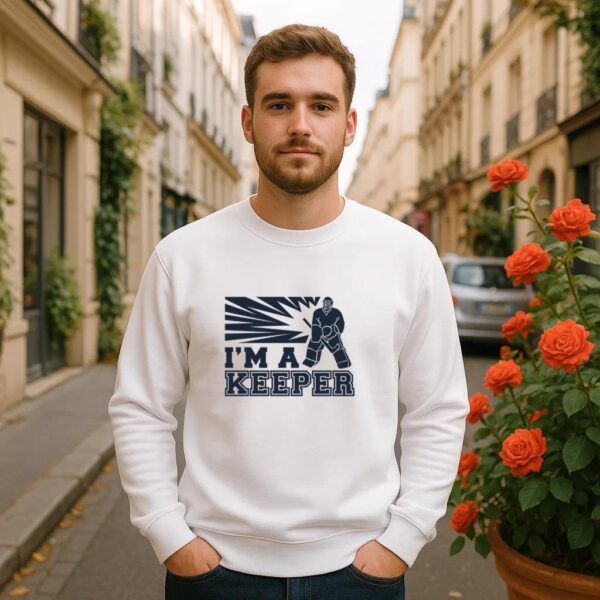 Im A Keeper Quote Cut Out Sweatshirt - Image 2