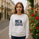 Im A Keeper Quote Cut Out Sweatshirt