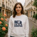 Im A Keeper Quote Cut Out Sweatshirt