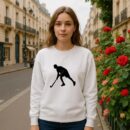 Man Playing Hockey Sweatshirt