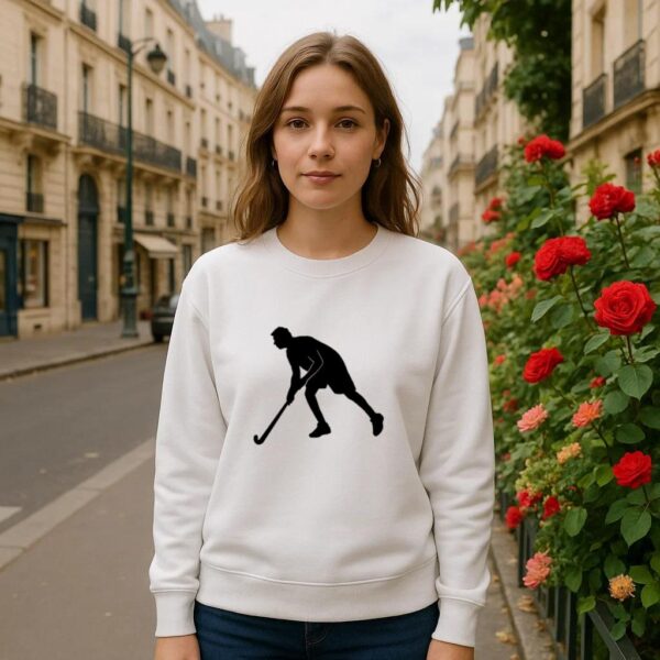 Man Playing Hockey Sweatshirt - Image 3