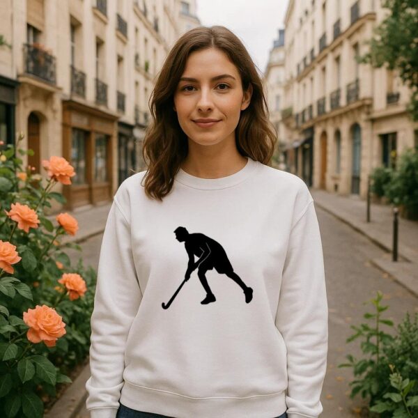 Man Playing Hockey Sweatshirt - Image 4