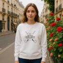 Play On Field Hockey Stick Helmet Badge Stroke Sweatshirt