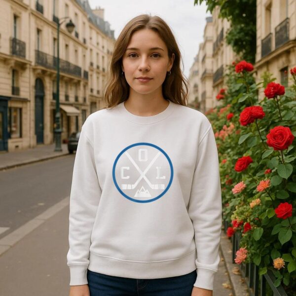 Retro Colorado Hockey COL Sweatshirt - Image 3