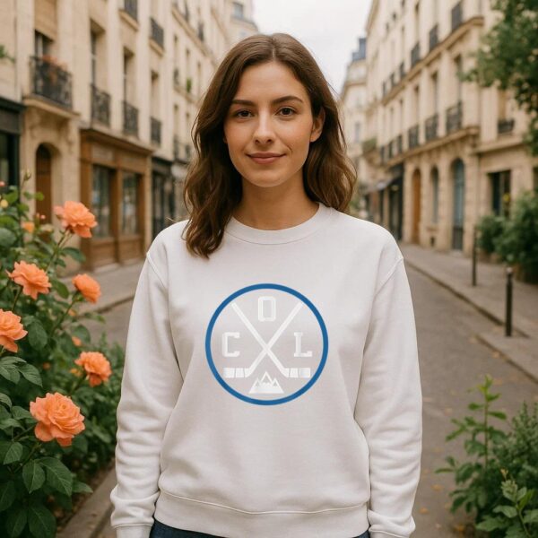 Retro Colorado Hockey COL Sweatshirt - Image 4
