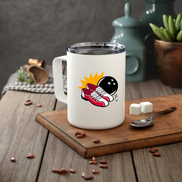 Shoes Retro Bowling Insulated Coffee Mug 10oz - Image 2