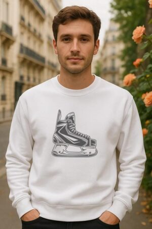 Side Ice Hockey Skate Sweatshirt