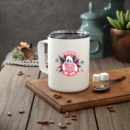 Strikes R Us Bowling Logo Insulated Coffee Mug 10oz