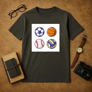 Ball Sports Design Cover T-Shirt