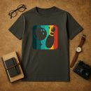 Bowling Ball And Pin Retro Icon T-Shirt