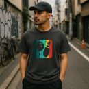 Bowling Ball And Pin Retro Icon T-Shirt