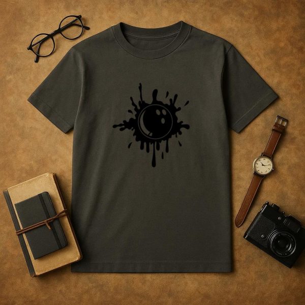 Bowling Ball Ink Stain T-Shirt