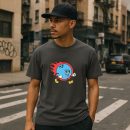 Bowling Ball Retro Cartoon T-Shirt